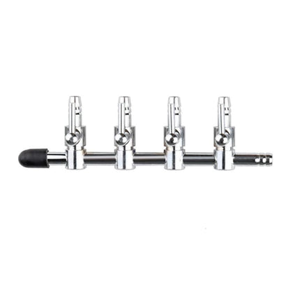 bnafes 2Pcs 4-Way Air Flow Control Lever Valve with Airline Tubing Connector for Aquarium