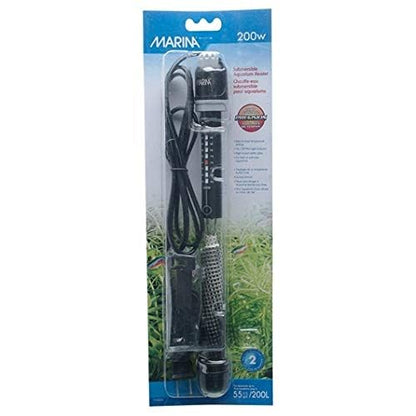 Marina Submersible Heater for Aquarium, 50-watt
