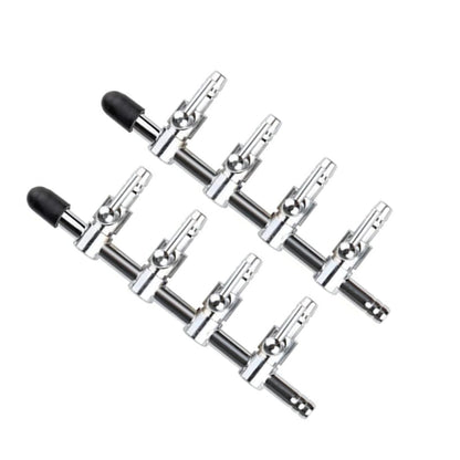 bnafes 2Pcs 4-Way Air Flow Control Lever Valve with Airline Tubing Connector for Aquarium