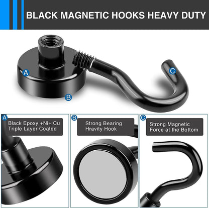 LOVIMAG Magnetic Hooks for Cruise Essentials 2026 Cabins Door 30 Pack-30LBS