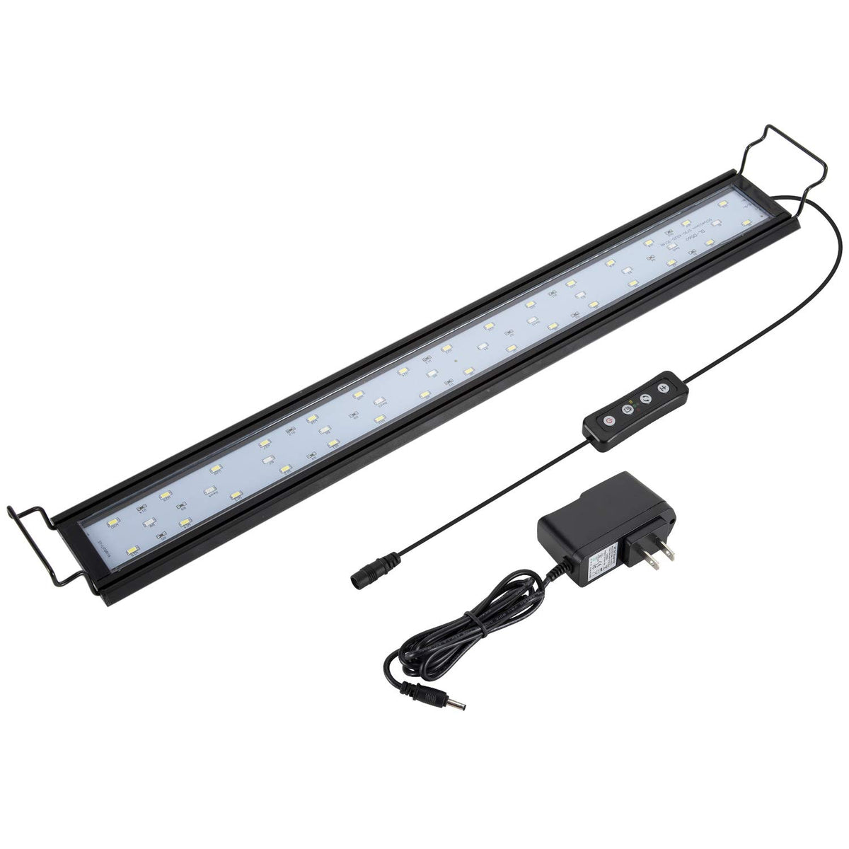 hygger 16W Full Spectrum Aquarium Light with Aluminum Alloy Shell Extendable Brackets