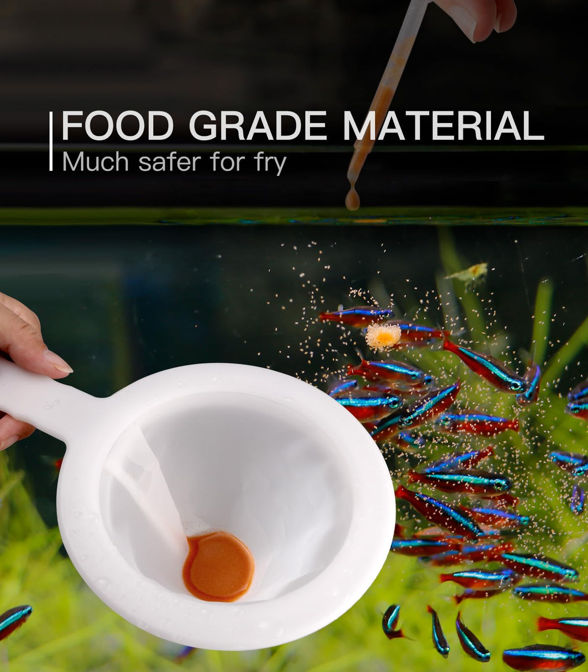 Baby Brine Shrimp net Sieve 80 Mesh 200 Mesh kit for Brine Shrimp Hatchery