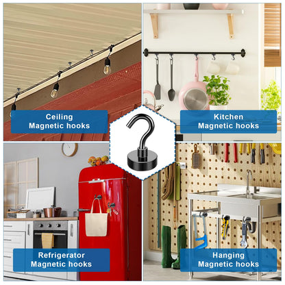 LOVIMAG Magnetic Hooks for Cruise Essentials 2026 Cabins Door 30 Pack-30LBS