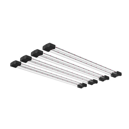 DYMOND BoostGro LED Grow Light Full Spectrum 5000K Daylight + 660nm Red Linkable Indoor Plant Lighting Fixture Tubes (3FT, 4, Pack)