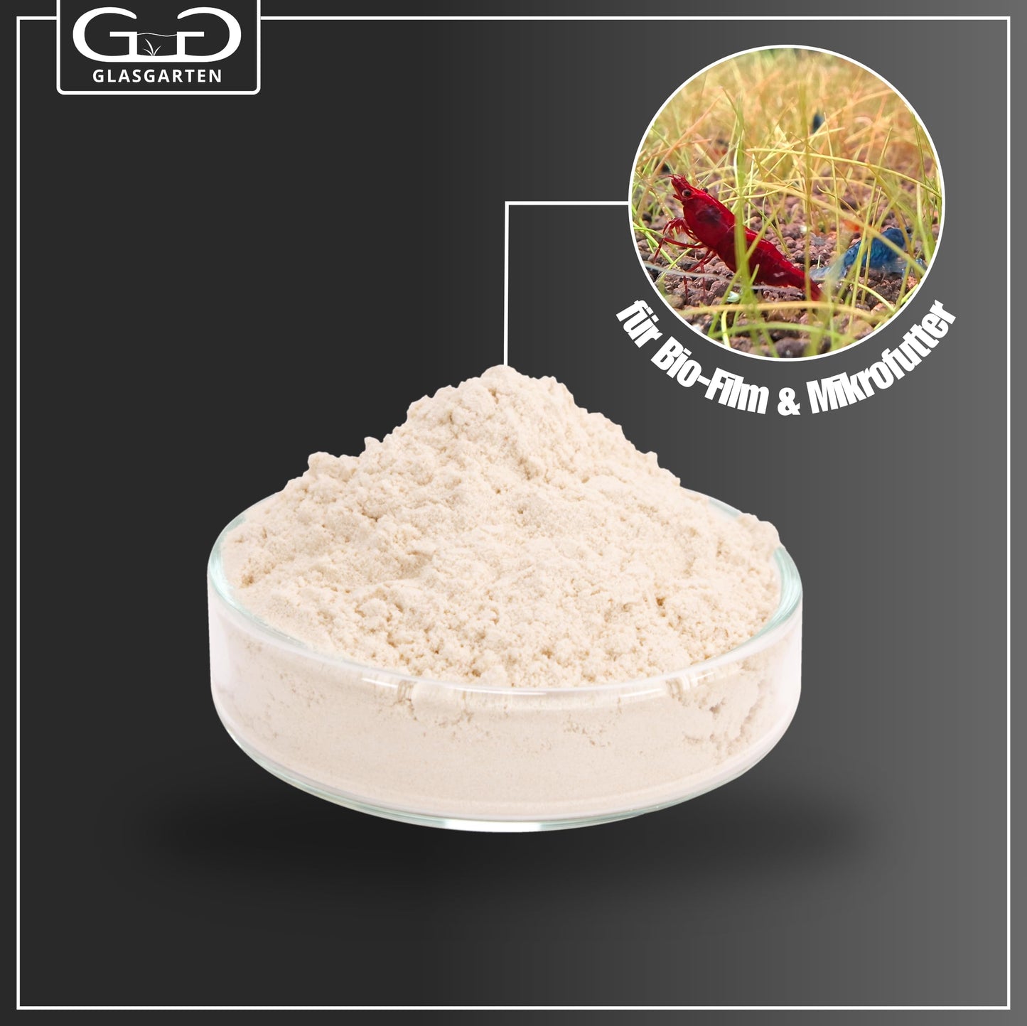 Glasgarten Bacter AE 140G Biofilm Micro Powder/Water Additive for Freshwater Shrimp Aquarium