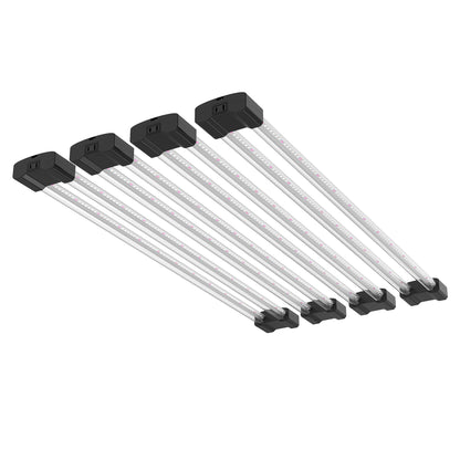 DYMOND BoostGro LED Grow Light Full Spectrum 5000K Daylight + 660nm Red Linkable Indoor Plant Lighting Fixture Tubes (3FT, 4, Pack)